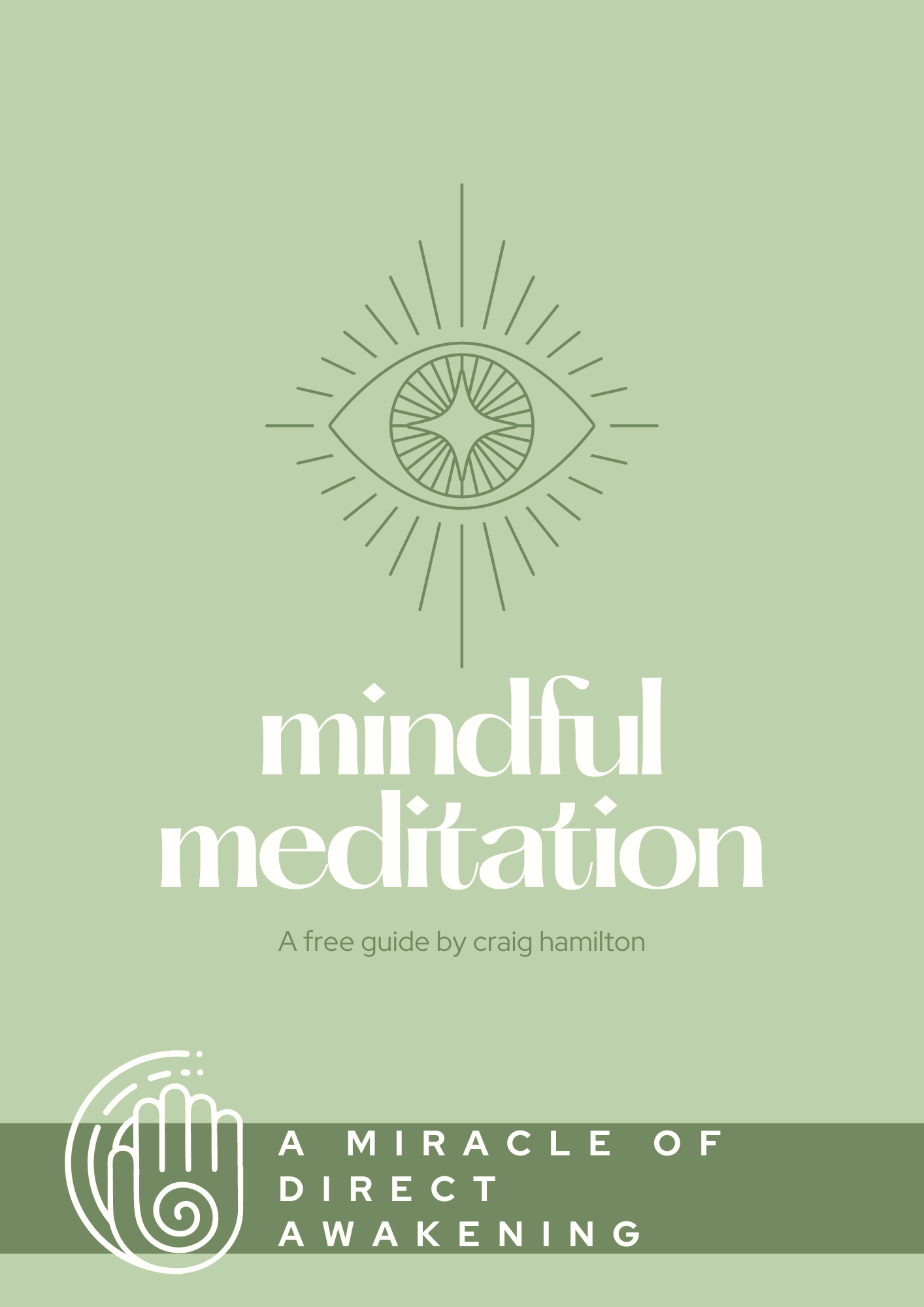 Green Eye Meditation  Yoga Health Flyer